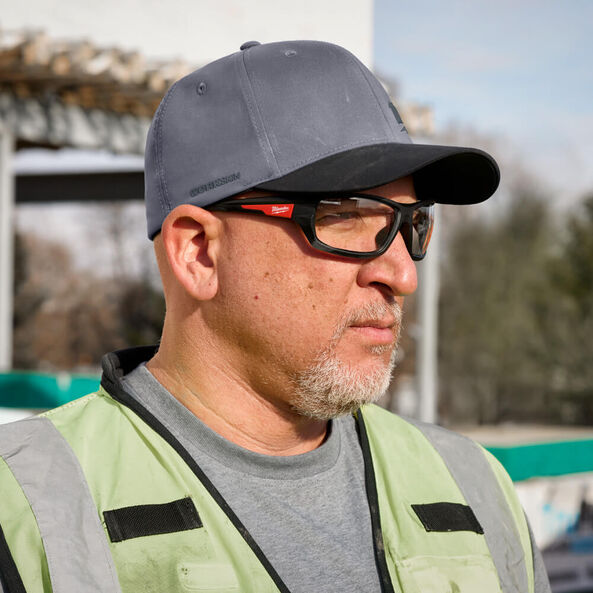 WORKSKIN Fitted Hat Dark Grey - L/XL, Dark Grey, hi-res