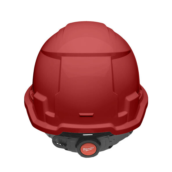 BOLT 100 Red Unvented Hard Hat, Red, hi-res