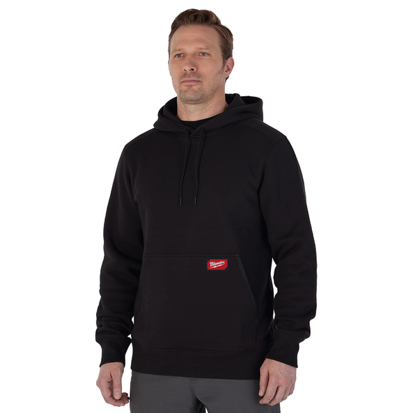 FREEFLEX Midweight Pullover Hoodie Black - S, Black, hi-res