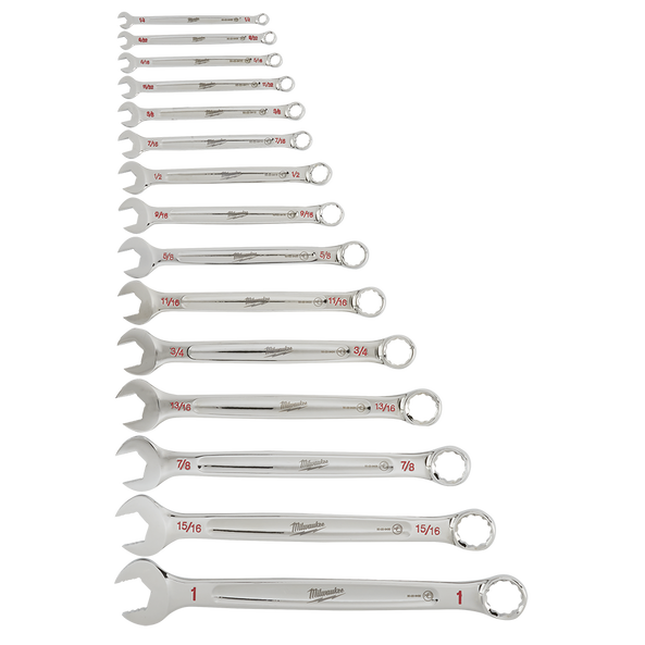 15pc Combination Wrench Set - Imperial