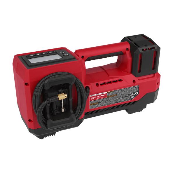 Milwaukee battery sales powered air pump