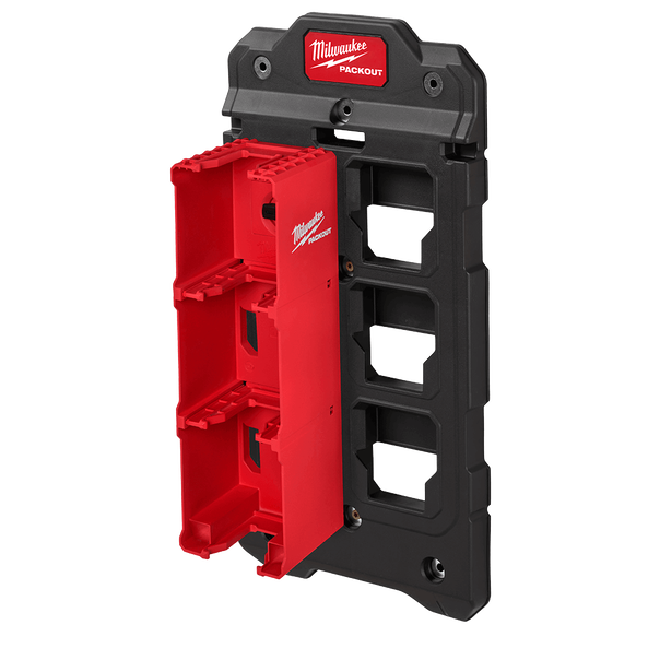 Milwaukee Packout Compact Tool Box Upper Insert – M18 Battery Rack & Organizer Tray