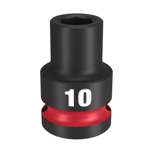 SHOCKWAVE™ 1/2" Drive 10mm Standard 6 Point Impact Socket, , hi-res