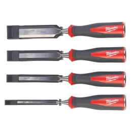 4pc Beveled Edge Chisel Set
