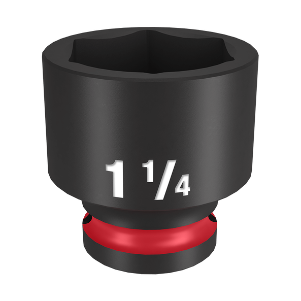SHOCKWAVE™ 1/2" Drive 1-1/4" Standard 6 Point Impact Socket, , hi-res