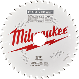 184mm (7-1/4") 40T Wood Circular Saw Blade Finish 30mm Arbor for M18 FUEL™ Rear Handle Circular Saw