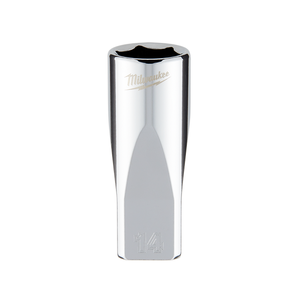 1/4" Drive 14mm Metric 6-Point Deep Socket, , hi-res