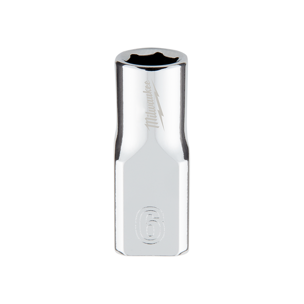 1/4" Drive 6mm Metric 6-Point Socket, , hi-res
