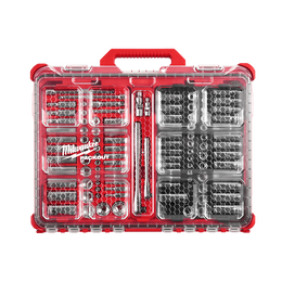 1/4" and 3/8" Drive 106 Piece Metric and SAE Ratchet and Socket Set with PACKOUT™