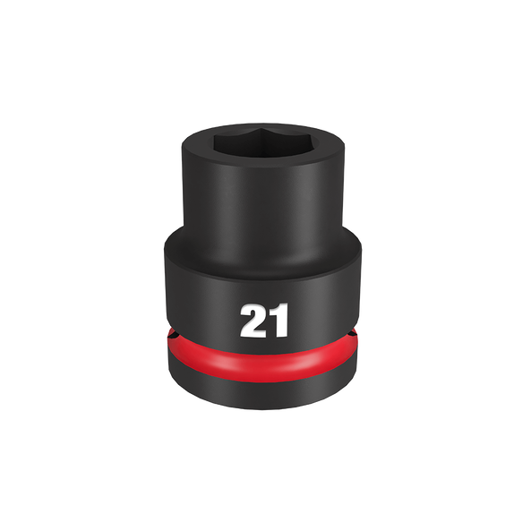 SHOCKWAVE™ 3/4" Drive 21mm Standard 6 Point Impact Socket, , hi-res