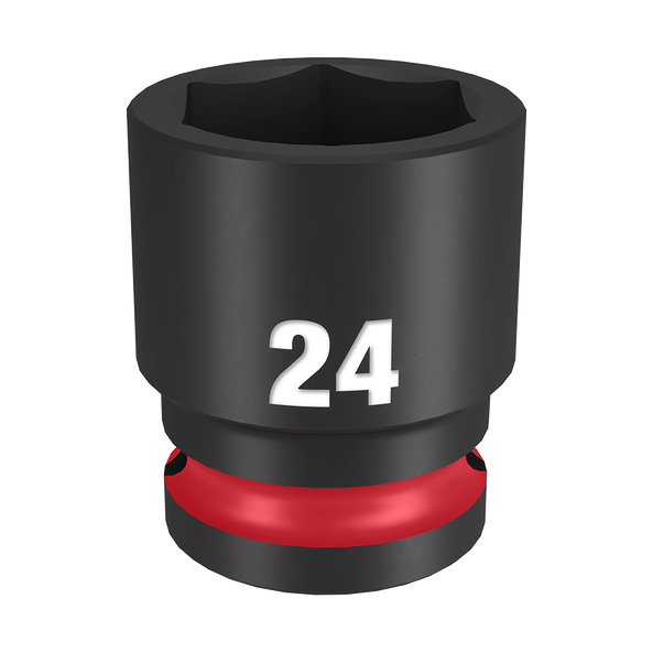 SHOCKWAVE™ 1/2" Drive 24mm Standard 6 Point Impact Socket, , hi-res