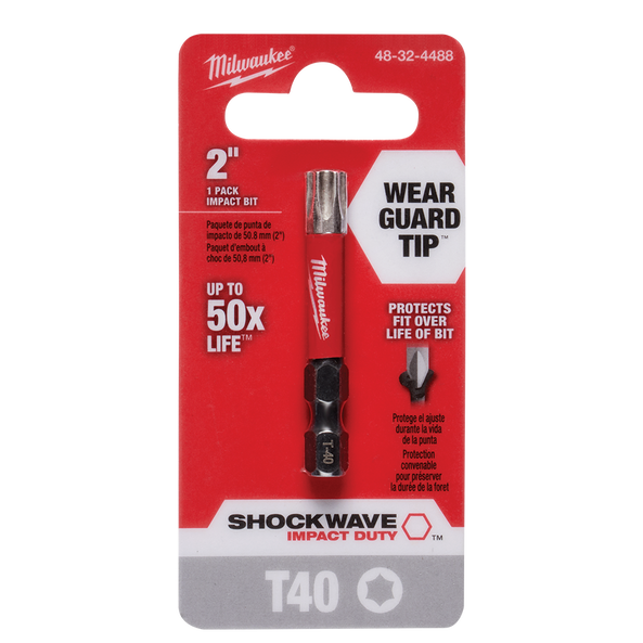 SHOCKWAVE™ Power Bit Torx™ T40 50mm (2“) 1PK, , hi-res