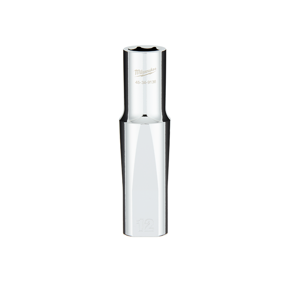 1/2" Drive 12mm Metric 6-Point Deep Socket, , hi-res