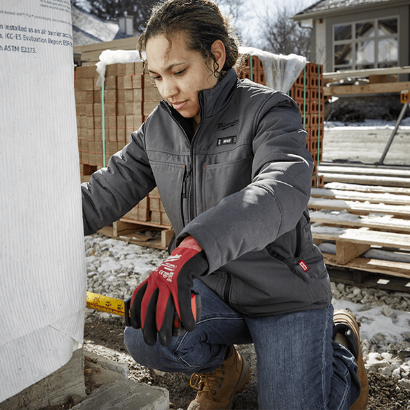 Milwaukee M12 AXIS Heated Women s Jacket Grey M12HJWGREY30