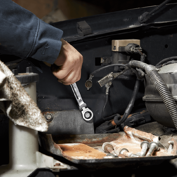 13mm Metric Flex Head Ratcheting Combination Wrench, , hi-res