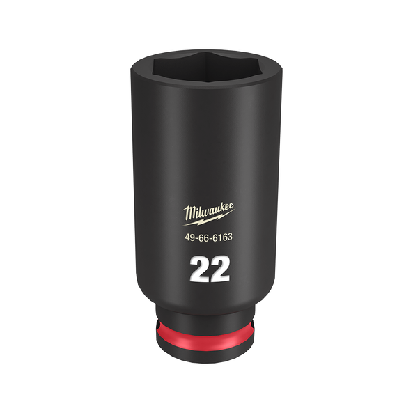 SHOCKWAVE™ 3/8" Drive 22mm Deep 6 Point Impact Socket, , hi-res