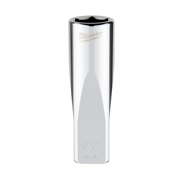 1/4" Drive 11mm Metric 6-Point Deep Socket, , hi-res