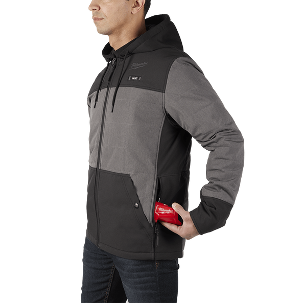 M12 AXIS™ Heated Jacket Grey - S, Grey, hi-res