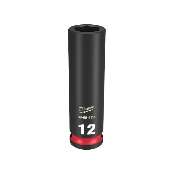 SHOCKWAVE™ 3/8" Drive 12mm Deep 6 Point Impact Socket, , hi-res