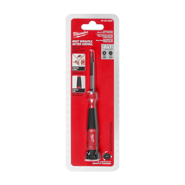 Milwaukee 4 in 1 Precision Multi Bit Screwdriver 48222930 Milwaukee Tool NZ