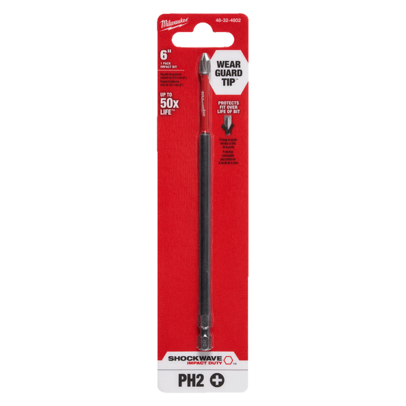 SHOCKWAVE™ Power Bit Phillips #2 150mm (6")