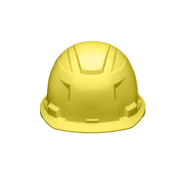 BOLT 100 Yellow Vented Hard Hat, Yellow, hi-res