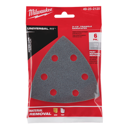 OPEN-LOK™ 120 Grit Sand Paper 6Pk