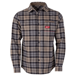 GRIDIRON Flannel Shirt Grey