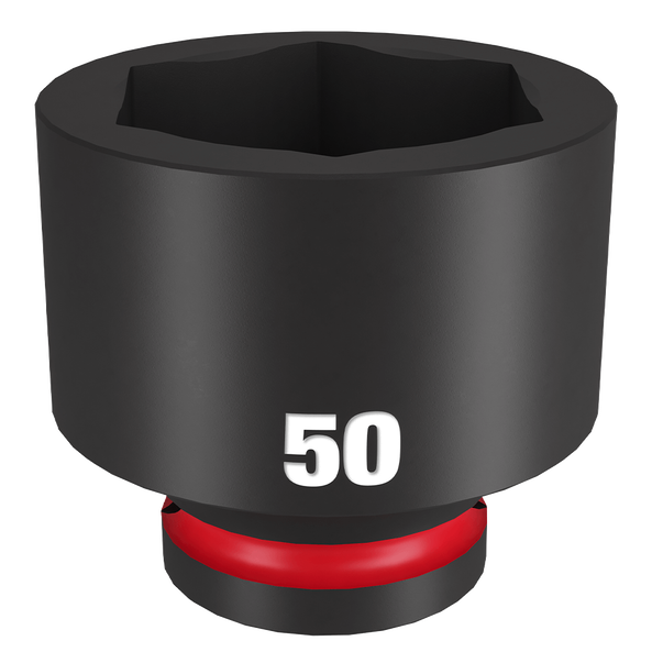 SHOCKWAVE™ 3/4" Drive 50mm Standard 6 Point Impact Socket, , hi-res