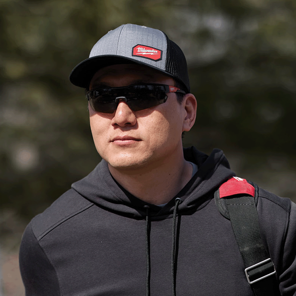 GRIDIRON Trucker Hat Grey, Grey, hi-res