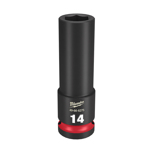 SHOCKWAVE™ 1/2" Drive 14mm Deep 6 Point Impact Socket, , hi-res