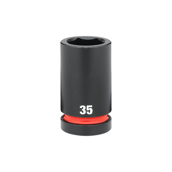 SHOCKWAVE™ 1" Drive 35mm Deep 6 Point Impact Socket, , hi-res