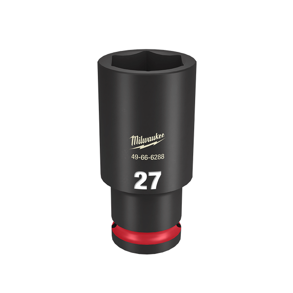 SHOCKWAVE™ 1/2" Drive 27mm Deep 6 Point Impact Socket, , hi-res
