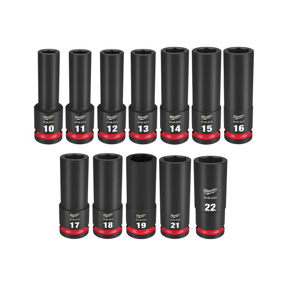 SHOCKWAVE™ 1/2" Drive 12PC Metric Deep 6 Point Impact Socket Set, SHOCKWAVE™ 1/2" Drive 12PC Metric Deep 6 Point Impact Socket Set, , hi-res
