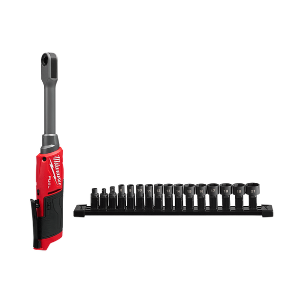 M12 FUEL™ INSIDER Extended Reach Pass-Through Ratchet w/ Insert Accessories, , hi-res