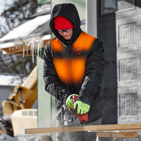 M12&trade; AXIS&trade; Heated Jacket Black - S, Black, hi-res