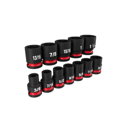 SHOCKWAVE™ 1/2" Drive 12PC SAE Standard 6 Point Impact Socket Set