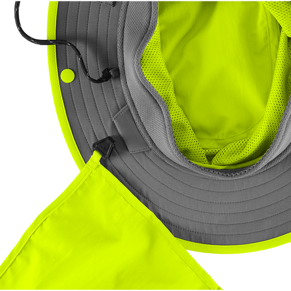 WORKSKIN Sun Hat Fluoro Yellow, Fluoro Yellow, hi-res