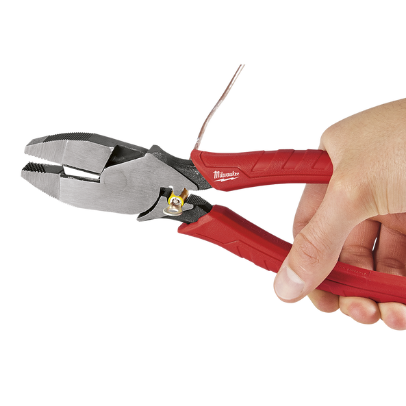 228mm (9") High Leverage Lineman's Pliers W/Crimper