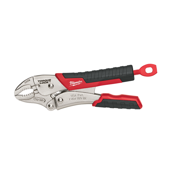 178mm (7") Torque  Curved Jaw Locking Pliers with Durable Grip