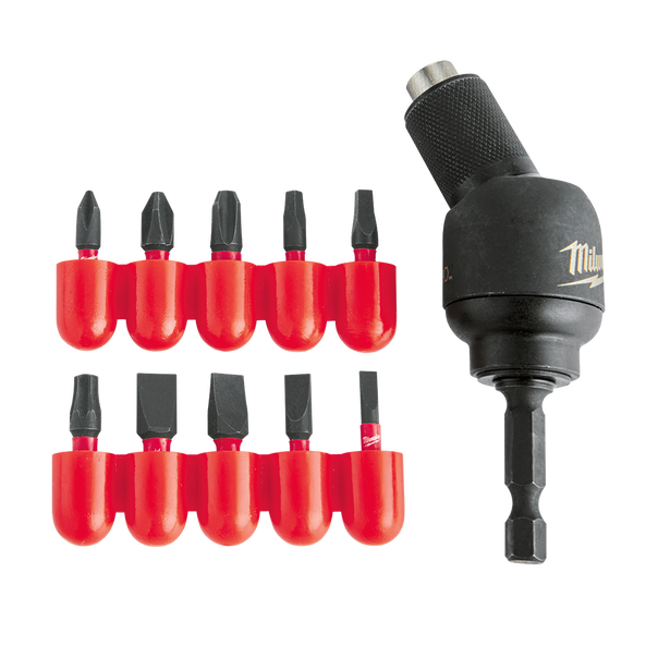 SHOCKWAVE™ 30° Knuckle™ Pivoting Bit Holder 11Pc