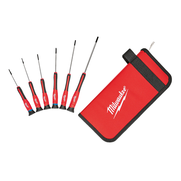 6Pc Precision Screwdriver Set w/ Case