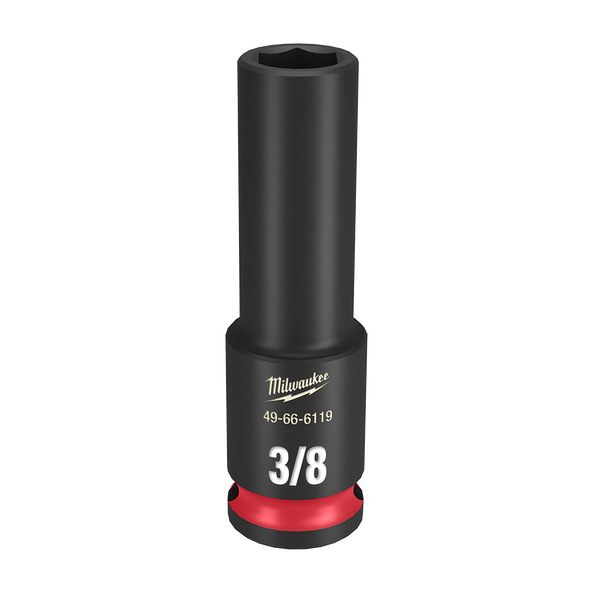 SHOCKWAVE™ 3/8" Drive 3/8" Deep 6 Point Impact Socket, , hi-res
