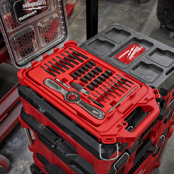 SAE Tap and Die 38PC PACKOUT™ Set - High Carbon Steel, , hi-res