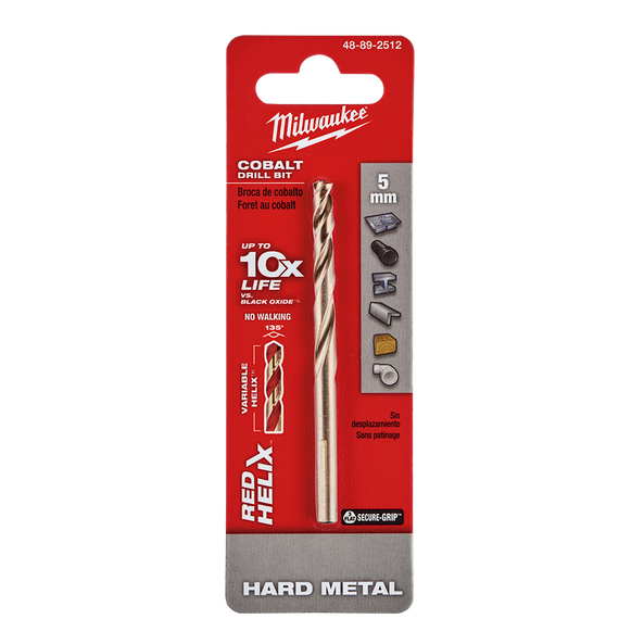 Red Helix™ Cobalt Drill Bit 5mm