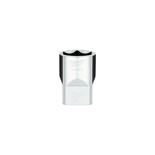 1/2" Drive 21mm Metric 6-Point Socket, , hi-res