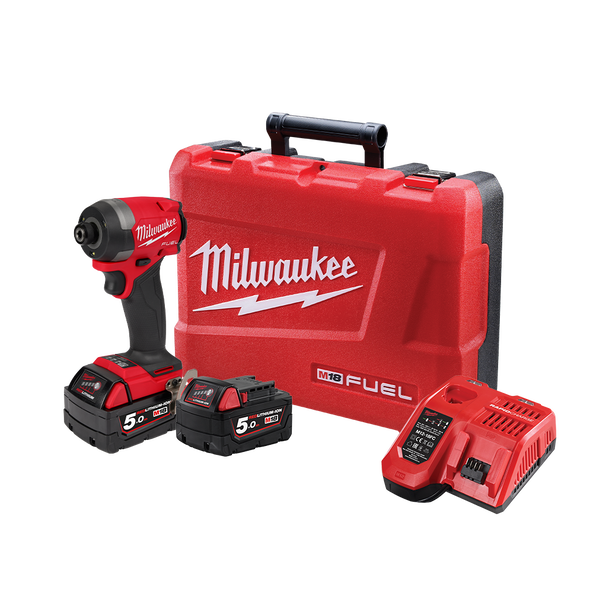 Milwaukee M18 FUEL™ 1/4 Hex Impact Driver Kit M18FID3502C