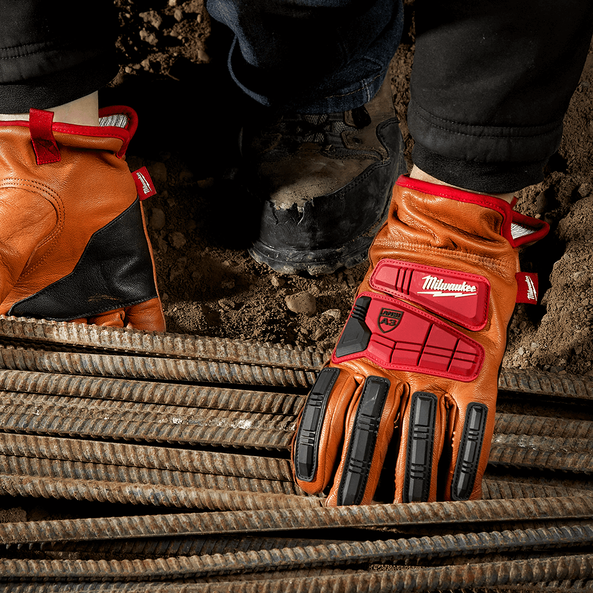 Milwaukee Impact Cut 3 C Leather Gloves