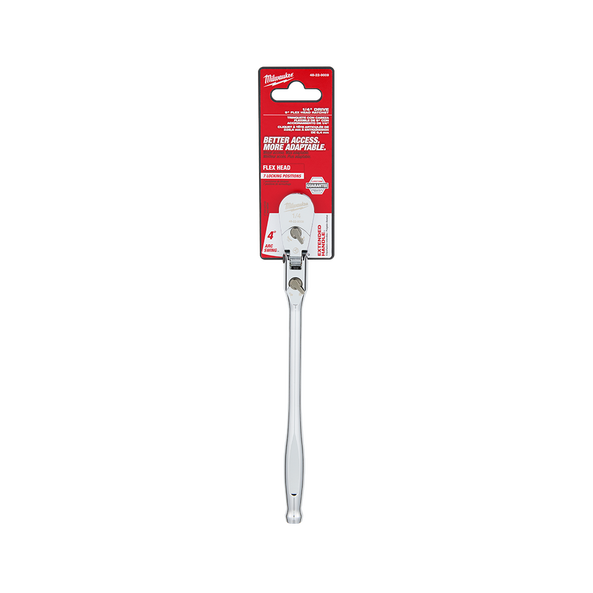 1/4" Flex Head Extended Ratchet  (9"), , hi-res