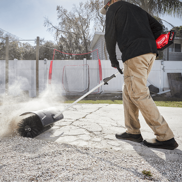 Milwaukee power broom attachment online